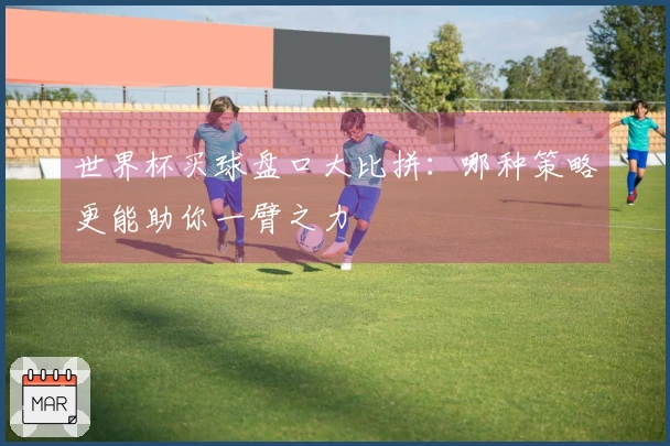 世界杯买球盘口大比拼：哪种策略更能助你一臂之力