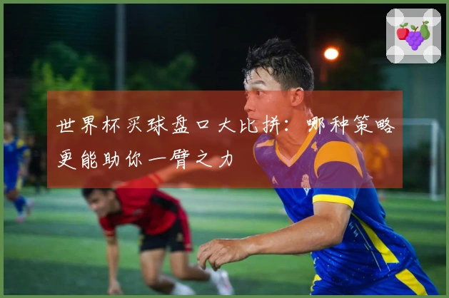 世界杯买球盘口大比拼：哪种策略更能助你一臂之力